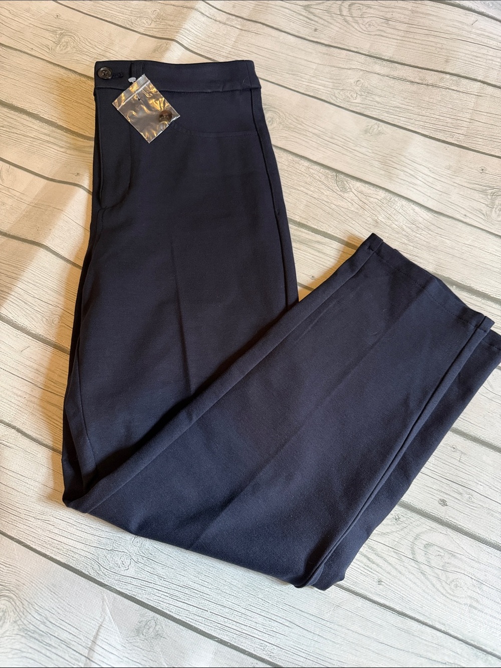 Lauren Conrad Navy Straight-Leg Dress Pants